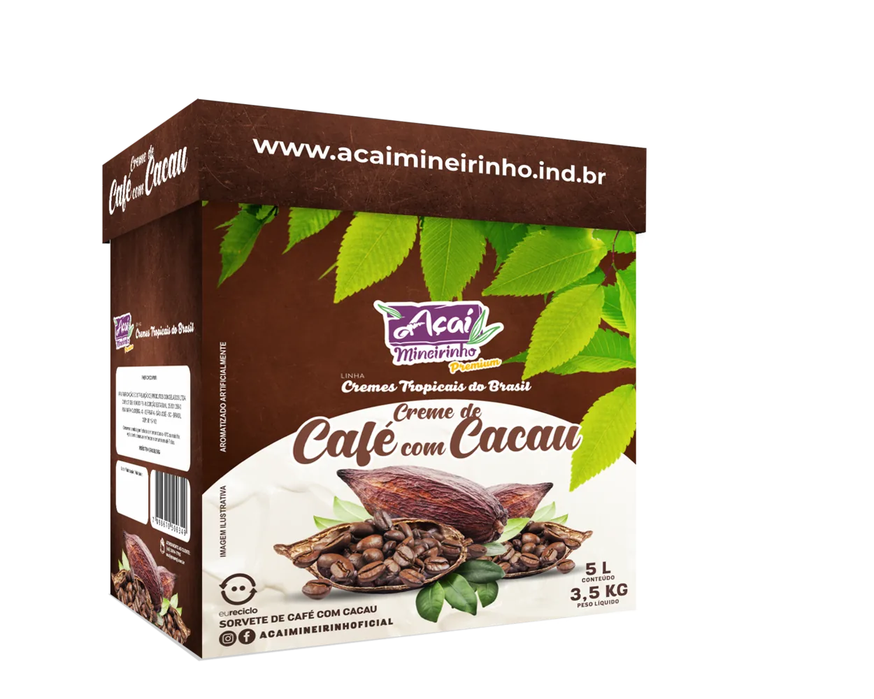 Creme de Café com Cacau — Açaí Mineirinho